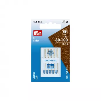 Prym Nähmaschinennadeln "Leder", 130/705, 80-100, sortiert