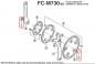 Preview: KURBELKAPPE SHIMANO FC-M730, 1-STUECK
