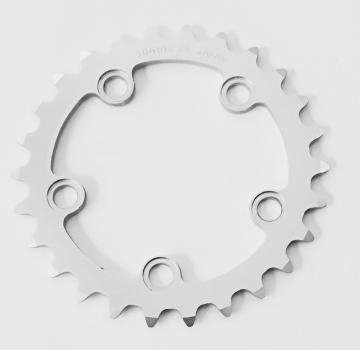 KETTENBLATT SUGINO 26Z. 5-ARM, LK.74MM, SILBER