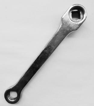 KURBELARM, STAHL, 4-KANT, 150 MM
