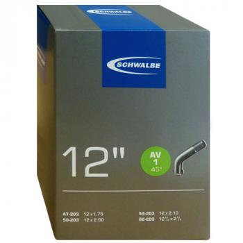 SCHLAUCH SCHWALBE AV1, 47-62/203 WINKEL 45°/45°