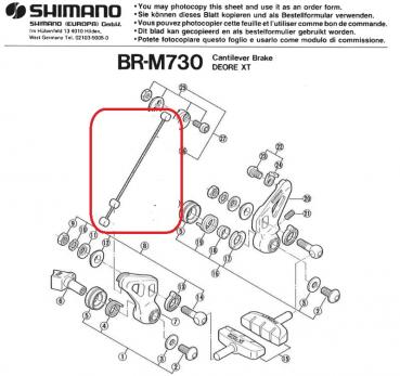 VERBINDUNGSKABEL SHIMANO DEORE XT, BR-M730