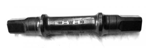 TRETLAGERACHSE SHIMANO BB-1050, 68-113