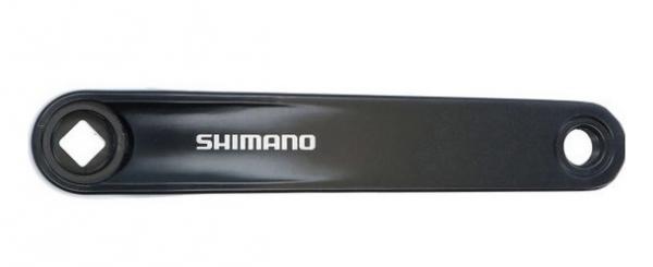KURBELARM, SHIMANO FC-TY301,  4-KANT, LINKS, SCHWARZ